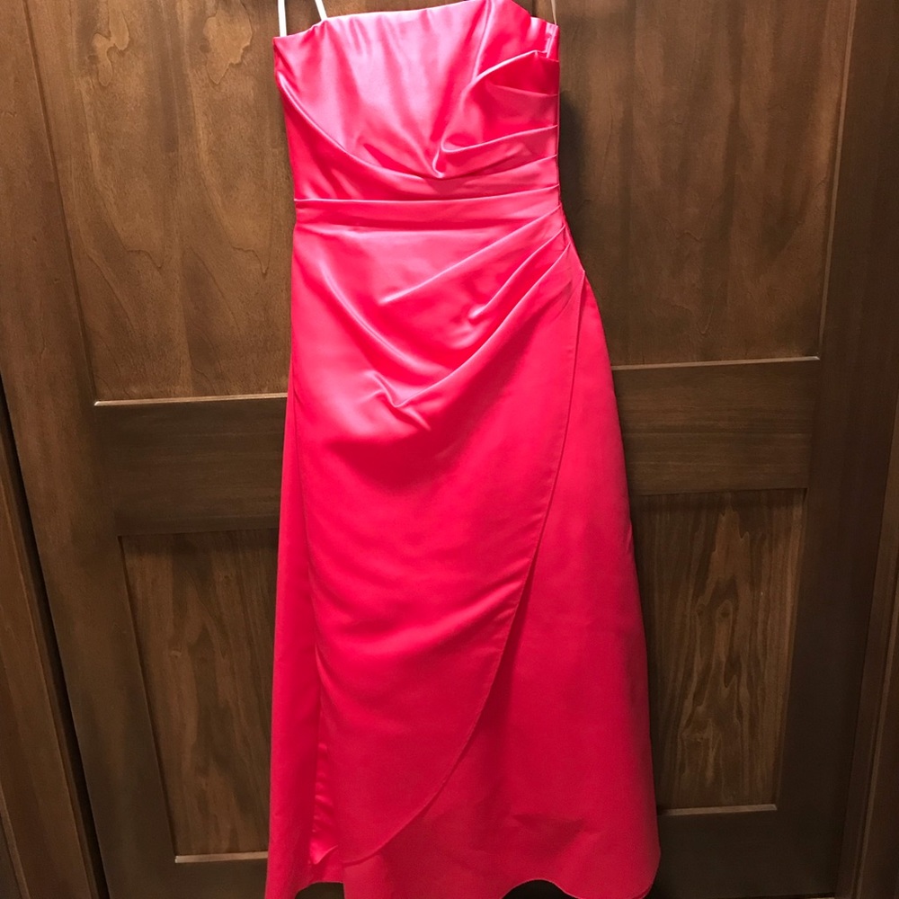 Strapless prom dress